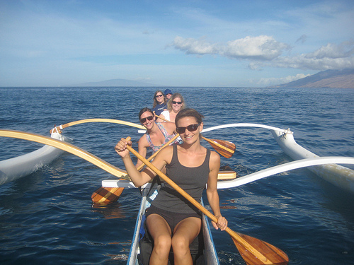 Hawaii Sailing Canoe Fairmont Kea Lani "Hawaiian Canoe Experience" "Fairmont Kea Lani"