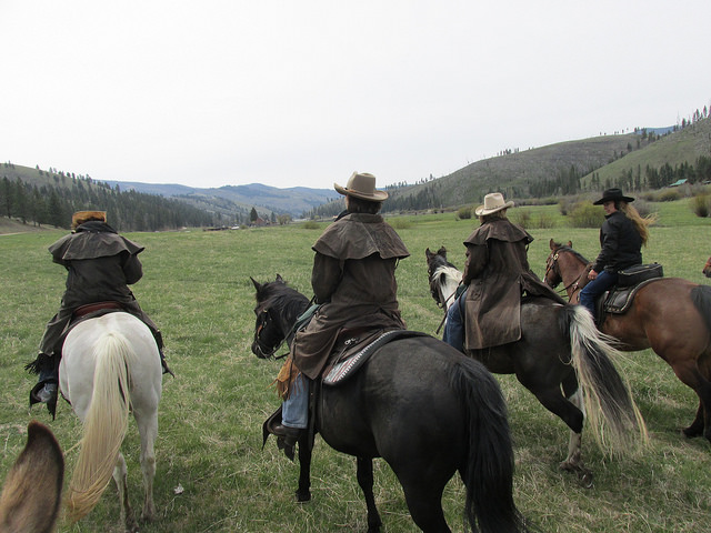 Triple Creek Ranch, cattle drive, Rocky Mountain Rendezvous