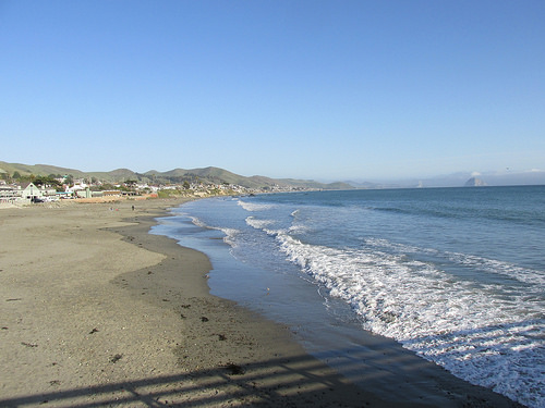 California's central coast, beach