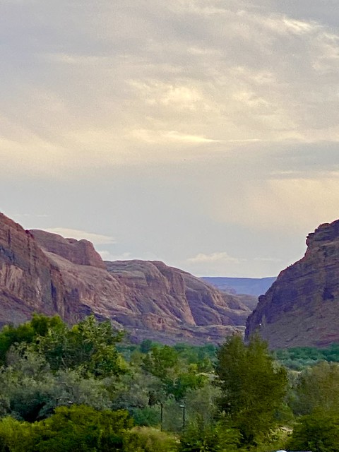 The Portal is the entrance to the Colorado River and may be seen from the Element Moab Hotel