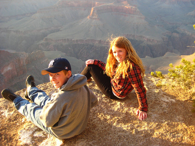 Evan & Kendall Brown, Grand Canyon, Spring Break