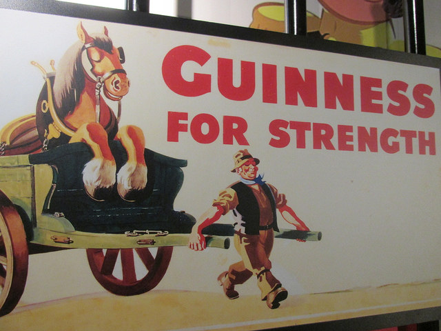 guinness advertisement, guinness storehouse, guinness tour, dublin, ireland