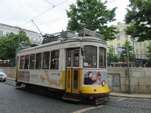 Lisbon, Portugal trolley