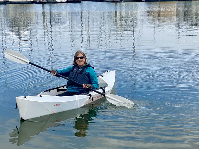 Nancy Brown Oru Kayak Lake
