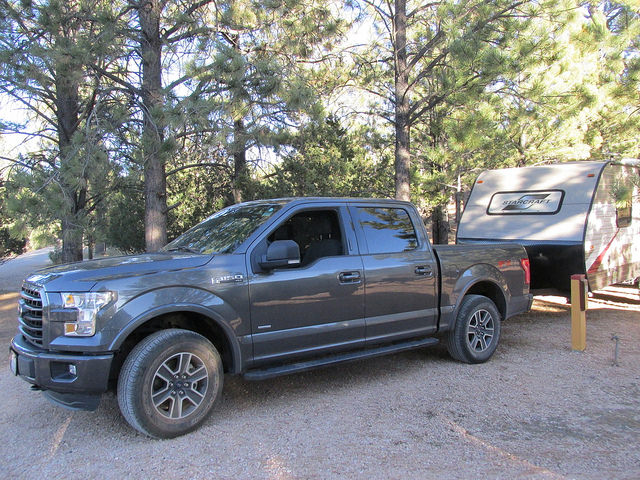 ruby's inn rv park, bryce canyon, utah, truck, trailer