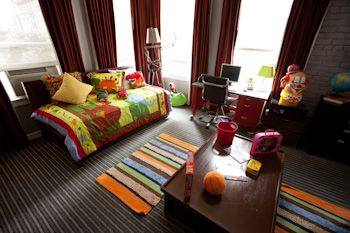 The kids' suite at the Hotel Union Square in San Francisco.