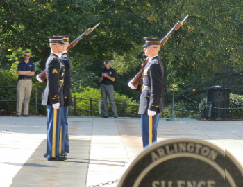 Changing of the Guard at Tomb of the Unknown Soldier