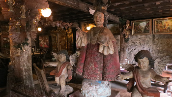 Family treasures inside the Yap Sandiego Ancestral House